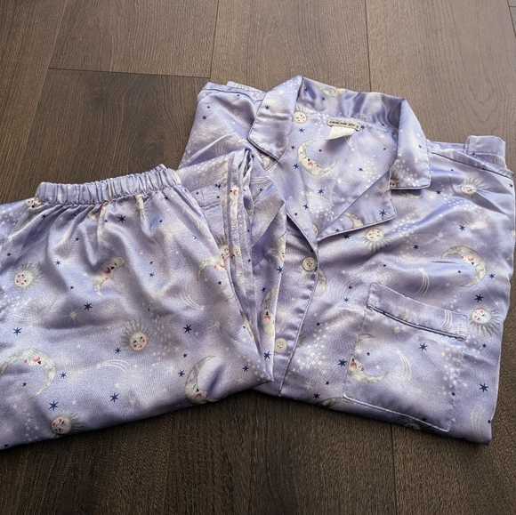 Vintage Lavender Celestial Pajama Set - Picture 2 of 9
